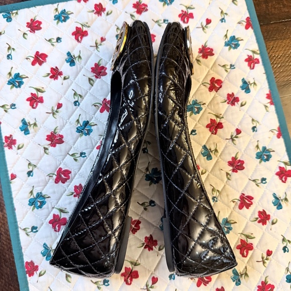 🖤 Tory Burch Claire Quilted Patent Leather Ballet Flats – Size 11 🖤 - Picture 8 of 9